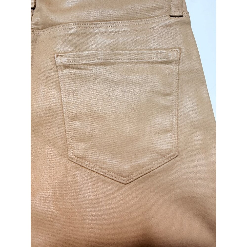 L’AGENCE Metallic Sand Coated Jeans Size 26 - Picture 13 of 16